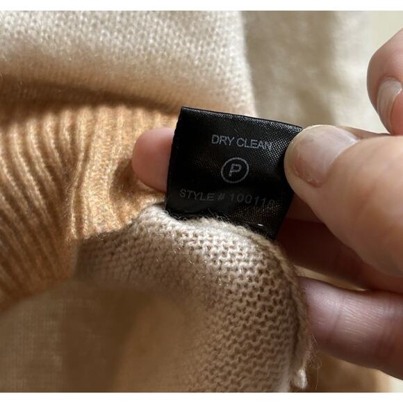 Skull Cashmere Women's Blue Beige Ombre Cashmere Long Sleeve Sweater - Size XS - Picture 4 of 6